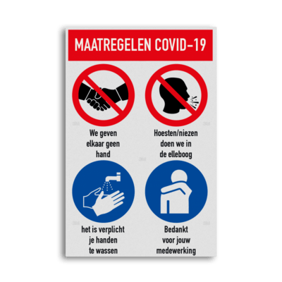 bord-maatregelen-en-omgangsregels-covid-19-coronavirus
